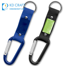 Hohe Qualität kein Minimum benutzerdefinierter Logodruck Polyester Kletterhaken Handschlaufe kurze Karabiner-Lanyard Schlüsselanhänger